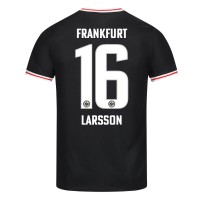 Eintracht Frankfurt Hugo Larsson #16 Bortatröja 2023-24 Kortärmad